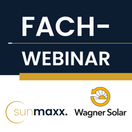 Ankündigung Sunmaxx Wagner Solar Webinar