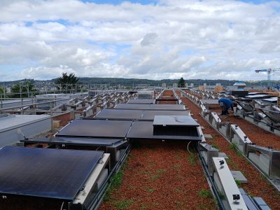 PVT plant on Swiss clinic roof powered by Sunmaxx