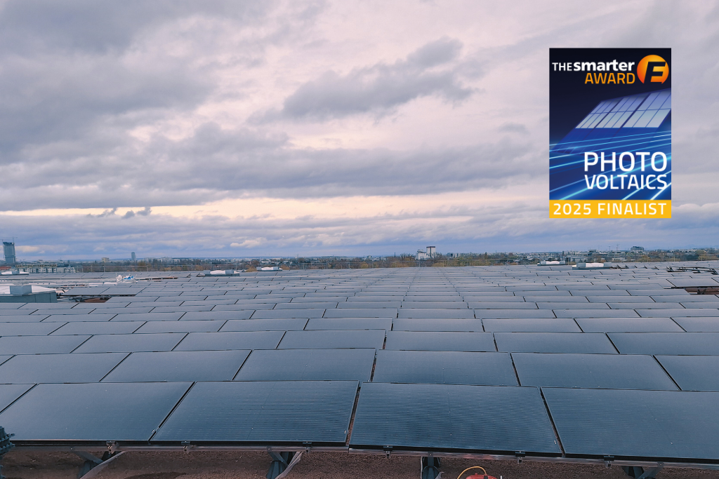 Sunmaxx Smarter E Photovoltaics Finalist Batch in Front of Europes Largest PVT System by Sunmaxx