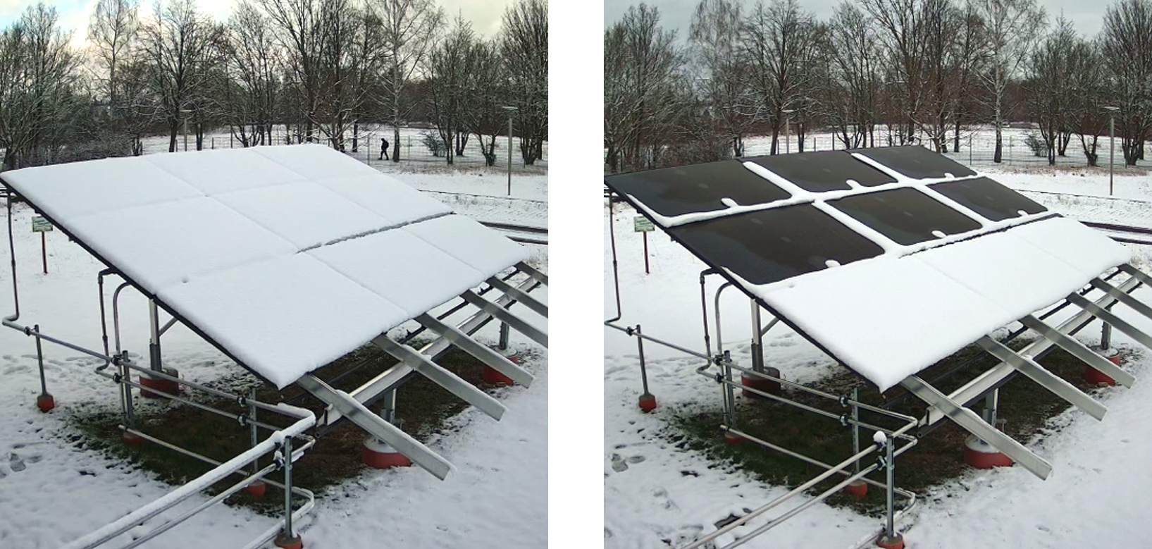 Field Data Snow Melting on Testing Station