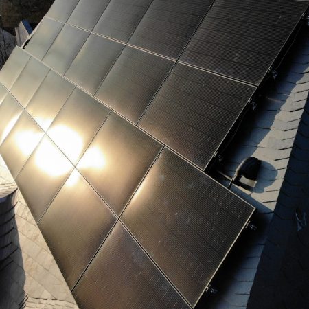 PVT System View from Side Old Mansion Chemnitz