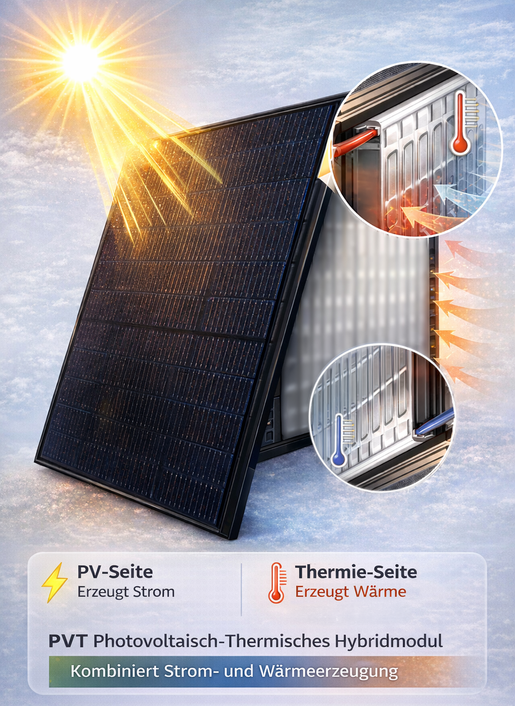 PVT-Technologie Modul Funktionsprinzip