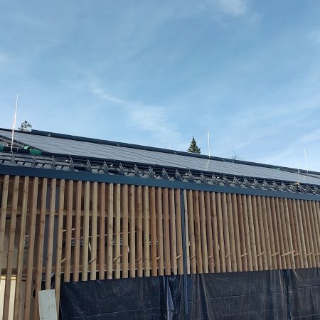 PVT Wellness Hotel Decarbonization PVT Plant Installed on Ice Hall Roof