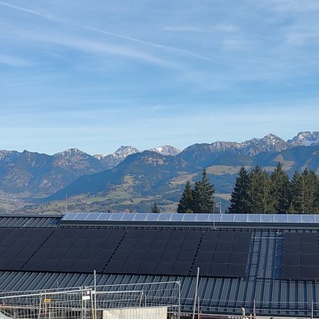 PVT Wellness Hotel Decarbonization PVT Plant in Front of Alps