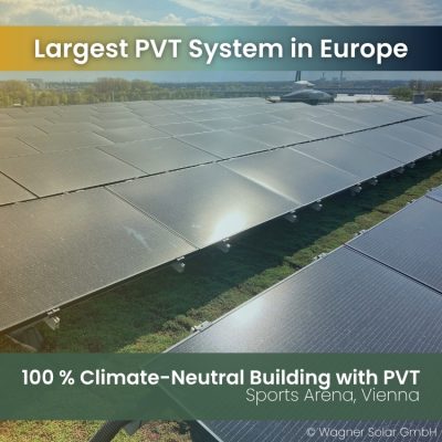 Reference Climate neutral Sports Arena PVT in Vienna