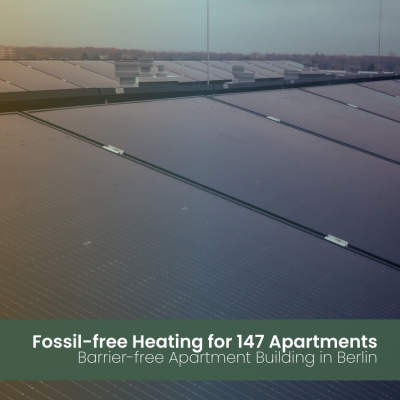 Reference PVT in modular apartment building complex