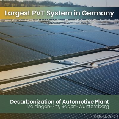 Reference PVT bivalent Decarbonization of Automotive Factory in Vaihingen-Enz