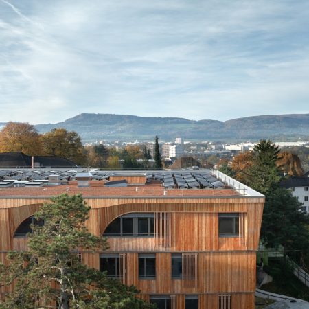 Clinic Arlesheim PVT Roof System and Detailed Wooden Architecture Copyright Thoma Holz GmbH